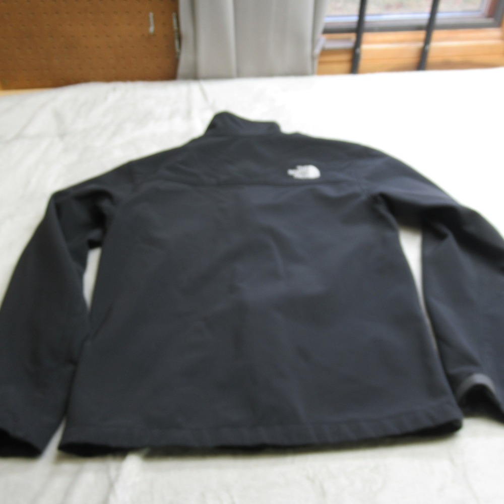 North Face Jacket Men Small Black Softshell Full … - image 2